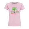 Én a fákkal vagyok pink női kertész póló