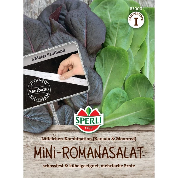 sperli mini római saláta keverék vetőmagszalag