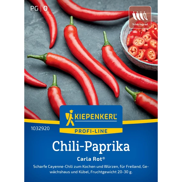 kiepenkerl carla rot chili paprika vetőmag