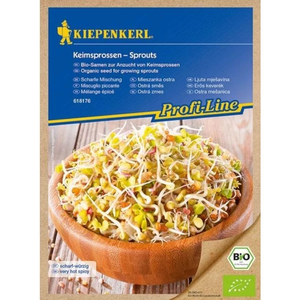 erős csípős bio csíramag keverék kiepenkerl