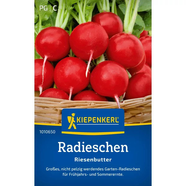riesenbutter hónapos retek vetőmag