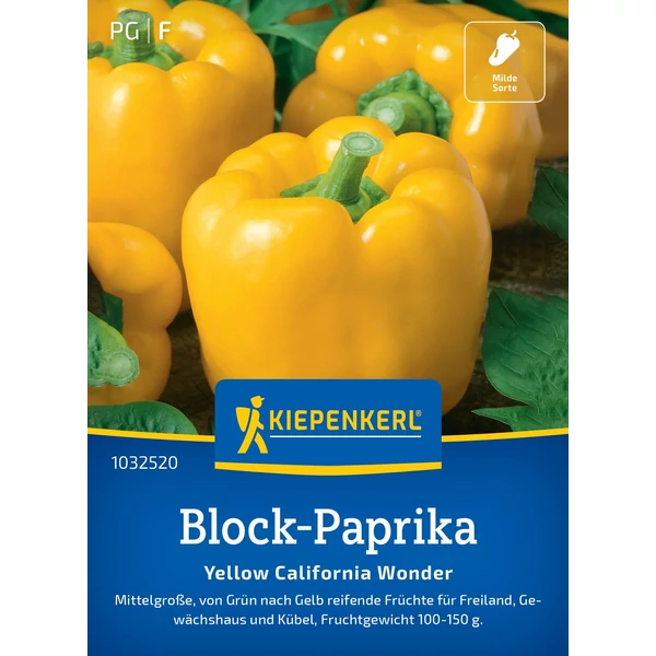 kiepenkerl sárga kaliforniai paprika vetőmag