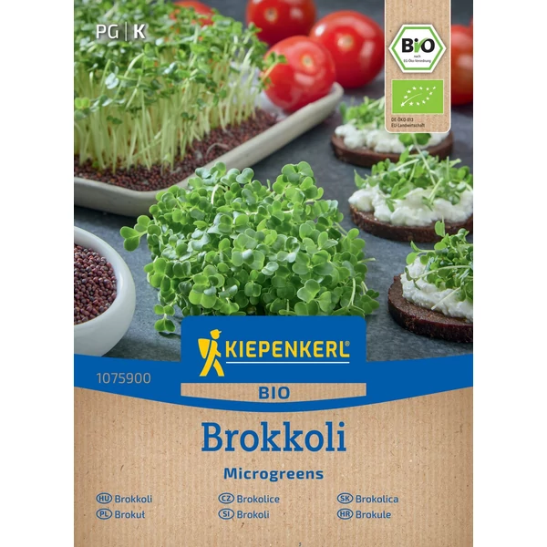 bio brokkoli mikrozöldség kiepenkerl