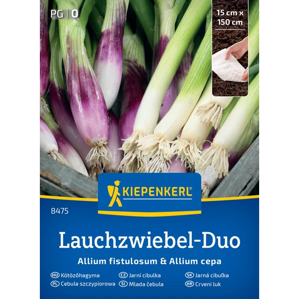 Kiepenkerl lauchzwiebel duo kötözőhagyma vetőmagszőnyeg