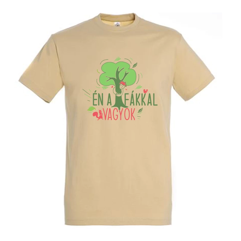 Én a fákkal vagyok - férfi póló