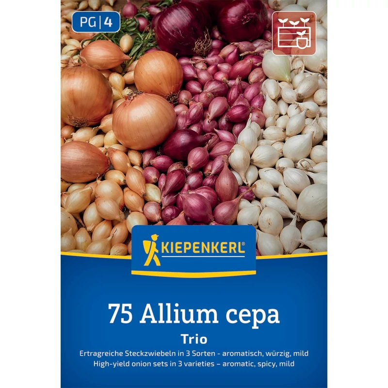 Kiepenkerl Steckzwiebeln Trio vegyes dughagymák
