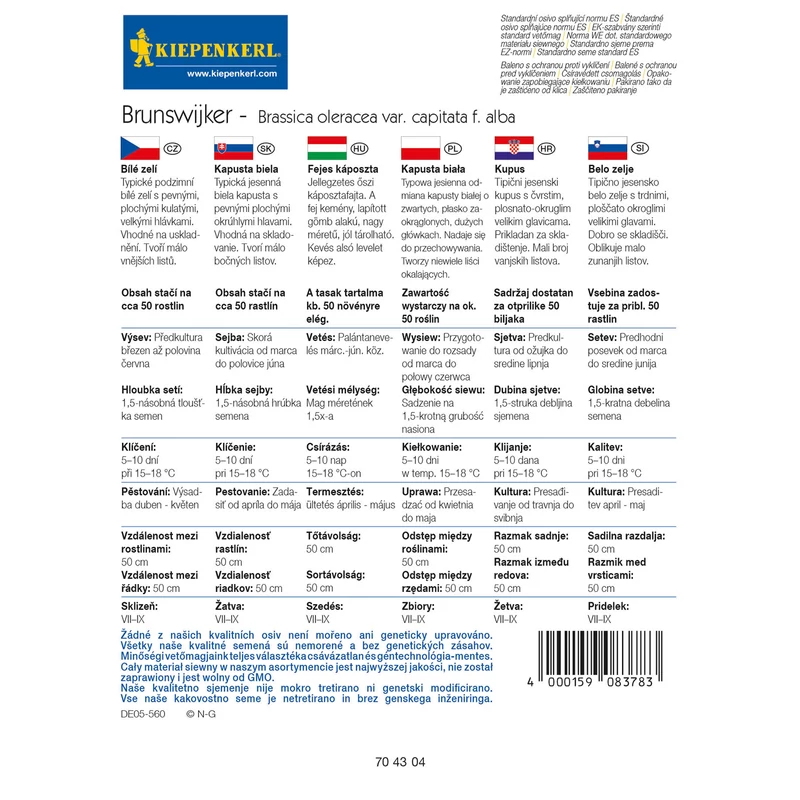 brunswijker fejes káposzta vetőmag