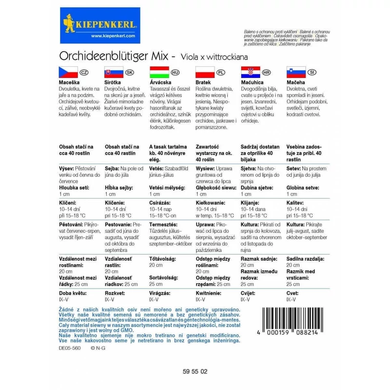 árvácska vetőmag