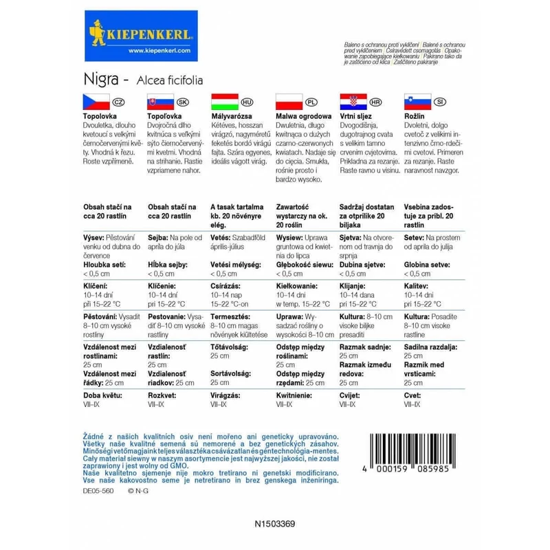 mályvarózsa vetőmag
