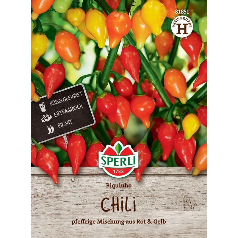 sperli biquinho chili paprika vetőmag