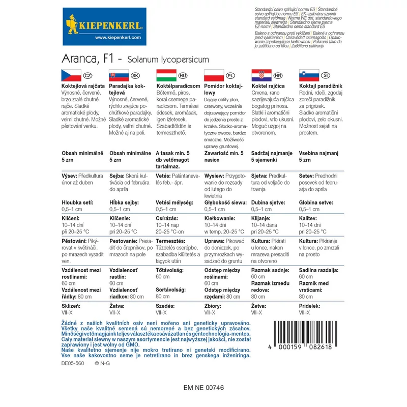 kiepenkerl aranca koktélparadicsom vetőmag