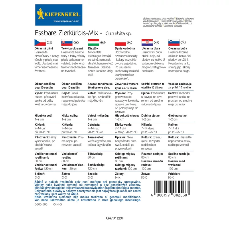 Kiepenkerl ehető dísztök-mix vetőmag