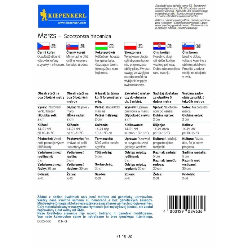 meres feketegyökér vetőmag