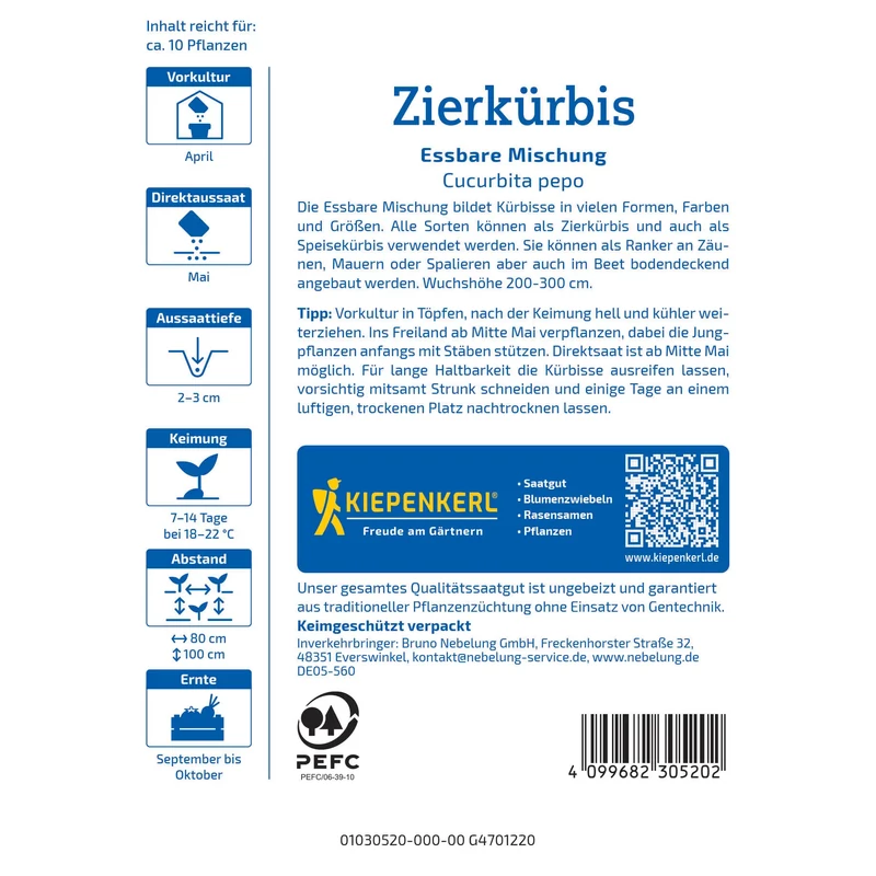 Kiepenkerl ehető dísztök-mix vetőmag