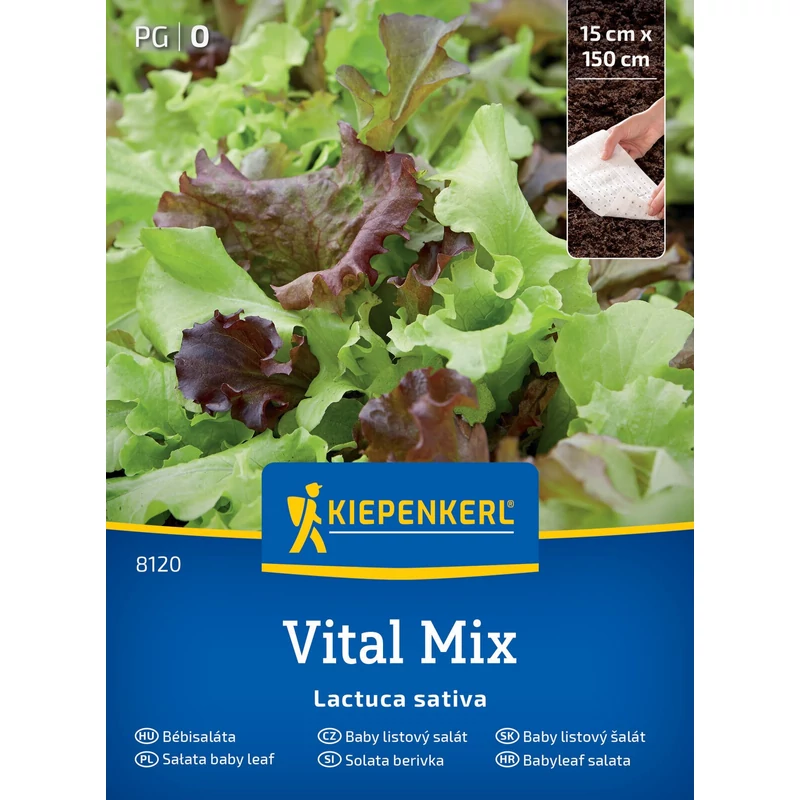 Kiepenkerl Vital Mix bébisaláta keverék vetőmagszalag
