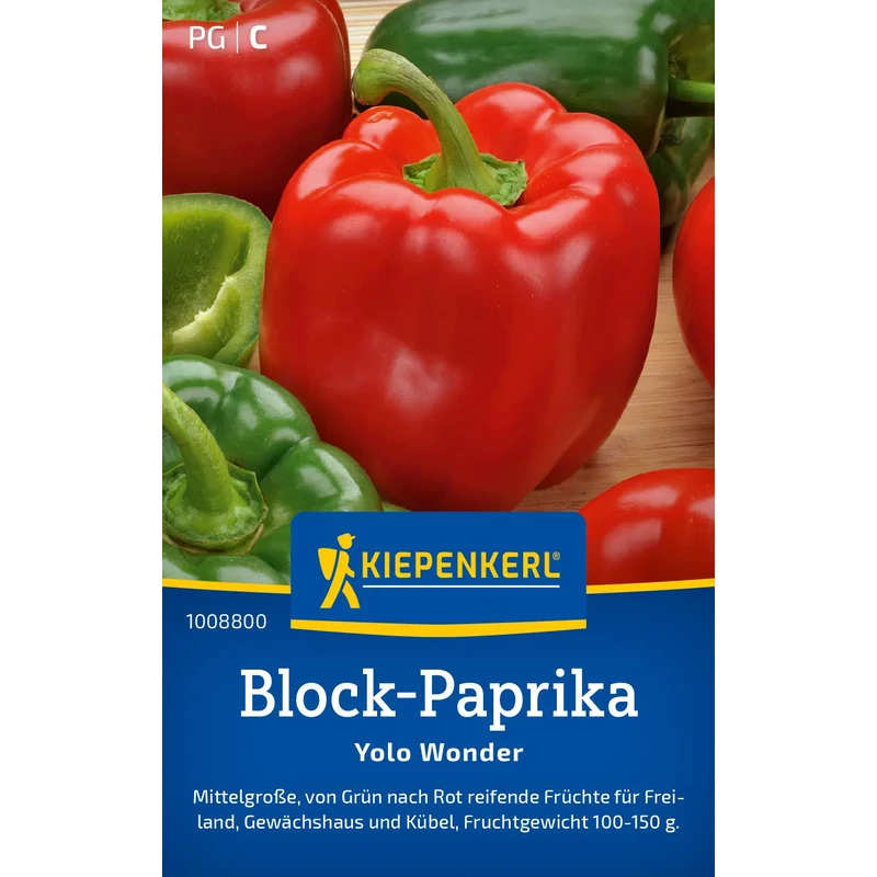 kiepenkerl blocky paprika vetőmag yolo wonder b