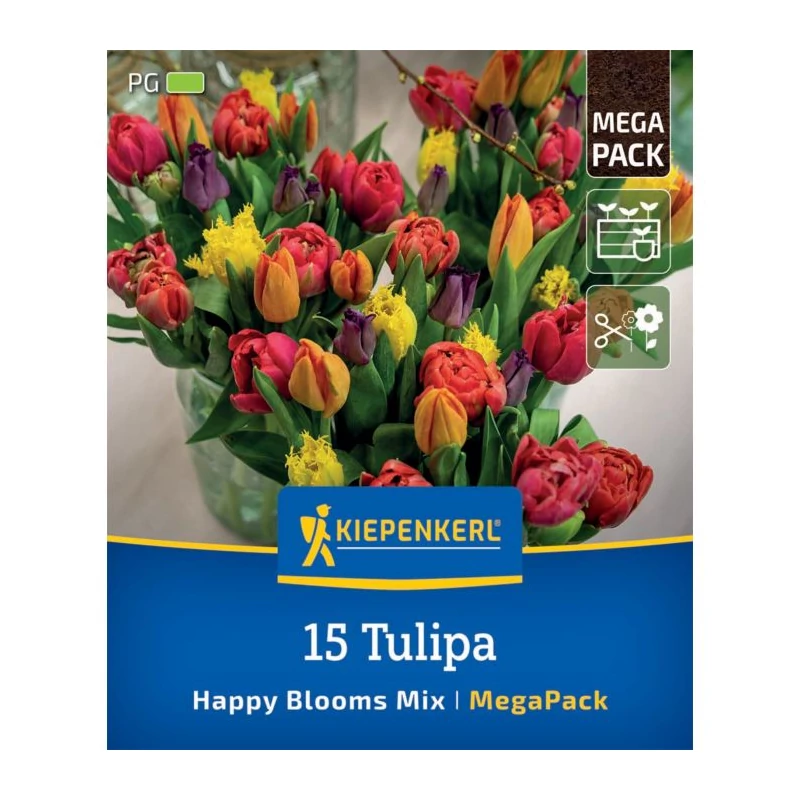 kiepenkerl happy blooms vegyes tulipán virághagyma megapack