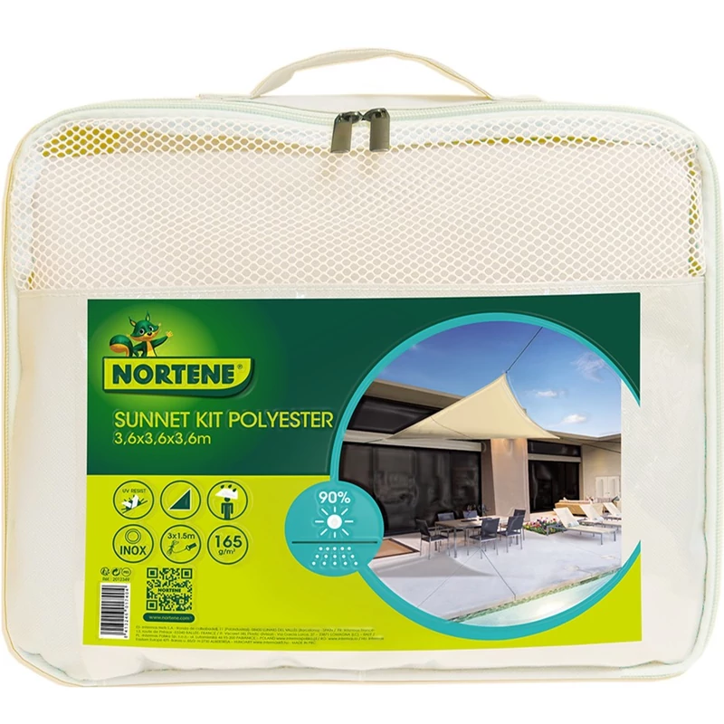 SUNNET KIT poliészter napvitorla bézs