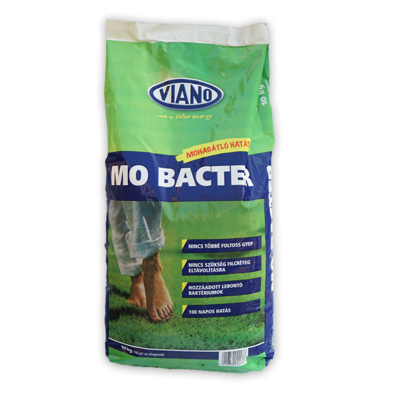Viano MO Bacter mohaírtó hatású szerves gyeptáp 5-5-20 + MgO  10 kg