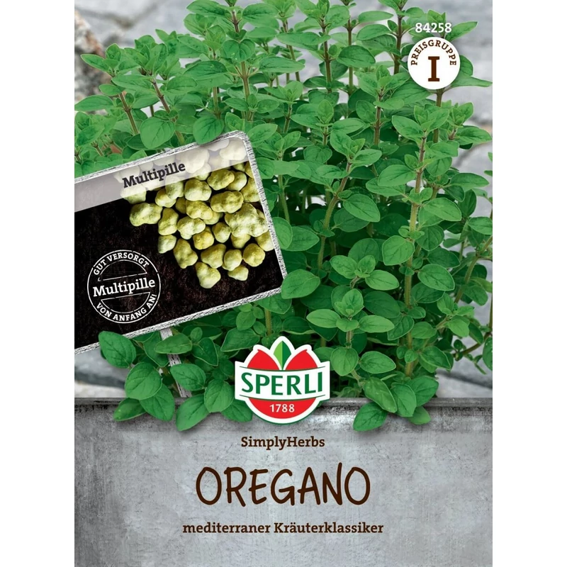 sperli simply herbs oregánó trió drazsírozott vetőmag