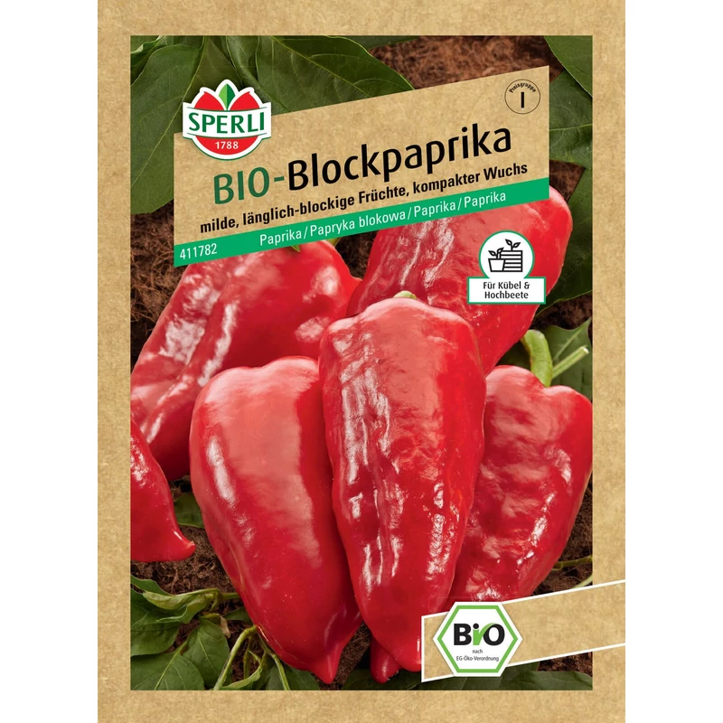 sperli jubilandska bio blocky paprika vetőmag